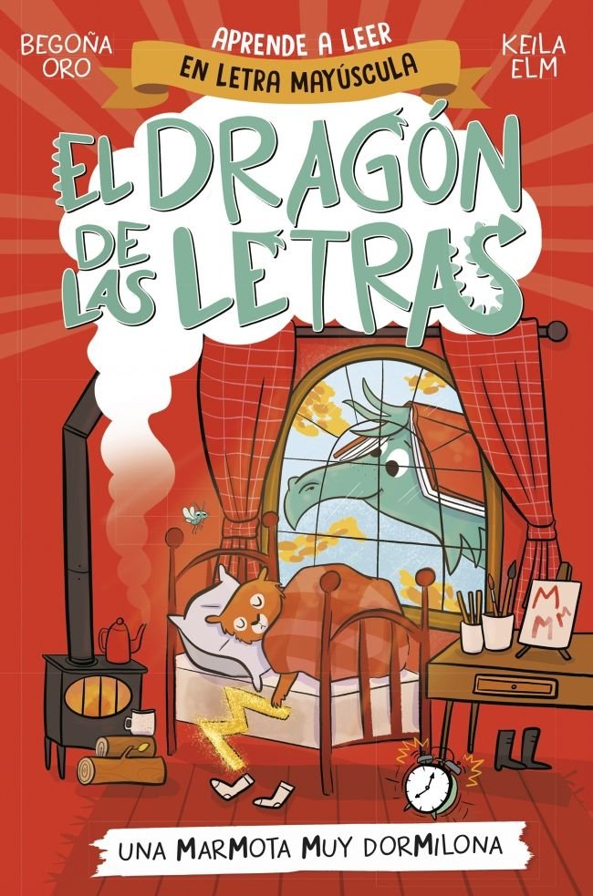 Una marmota muy dormilona (El dragón de las letras  5), de BEGOÑA ORO | portada del libro