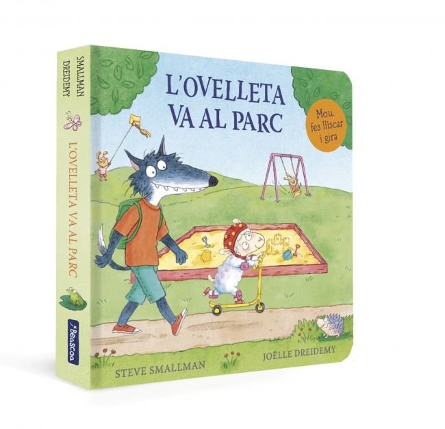 L'ovelleta va al parc (L'ovelleta que va venir a sopar. Llibre de cartró amb mecanismes), de SMALLMAN | portada del libro
