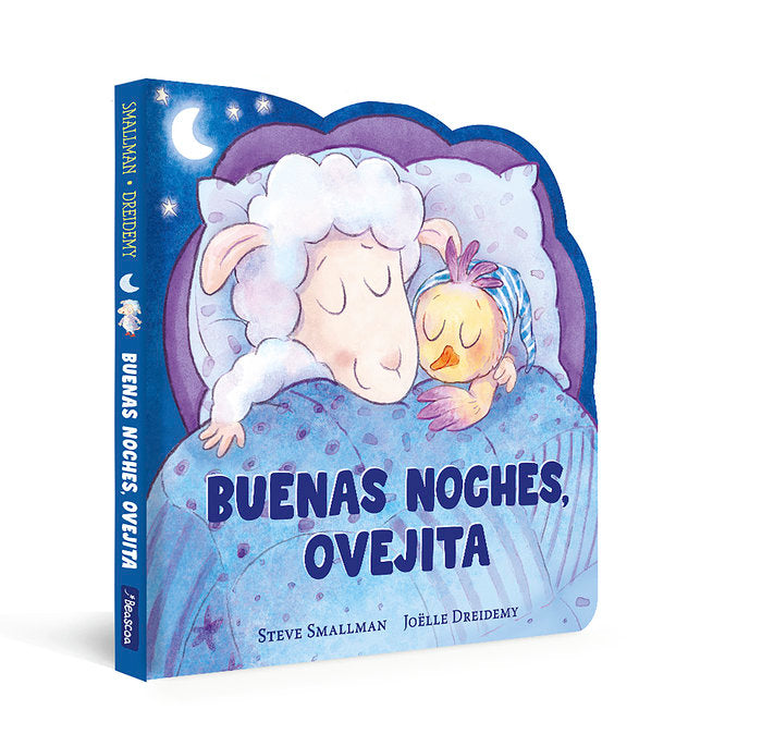 Buenas noches, Ovejita (La ovejita que vino a cenar. Libro de cartón), de SMALLMAN | portada del libro
