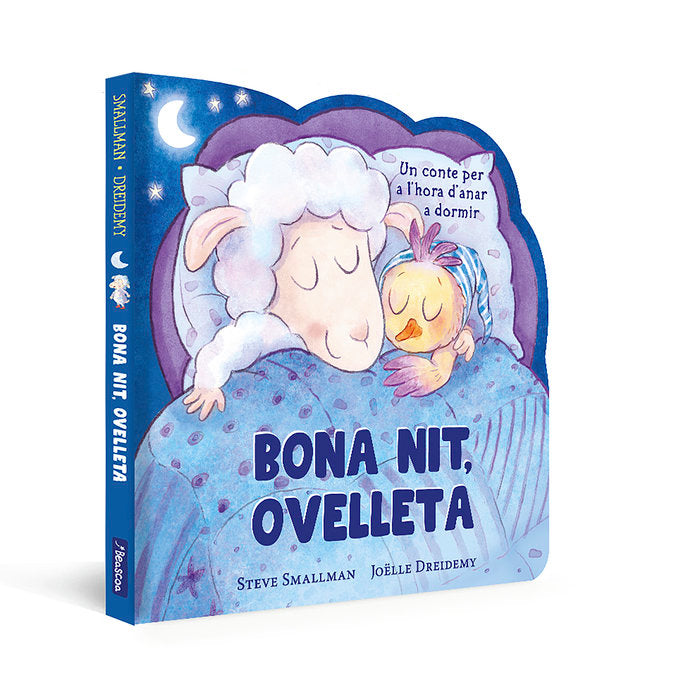 Bona nit, Ovelleta (L'ovelleta que va venir a sopar. Llibre de cartró), de SMALLMAN | portada del libro