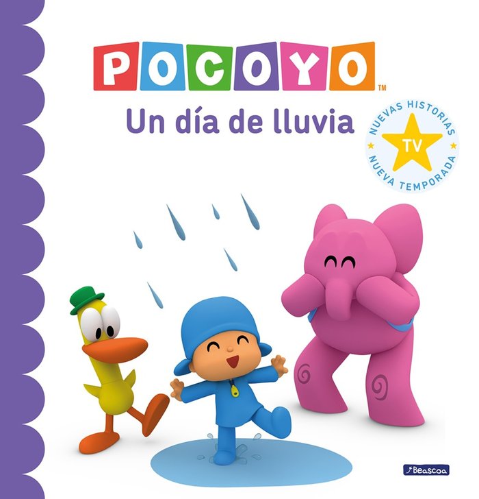 Un día de lluvia (Pocoyó. Un cuento), de ANIMAJ | portada del libro