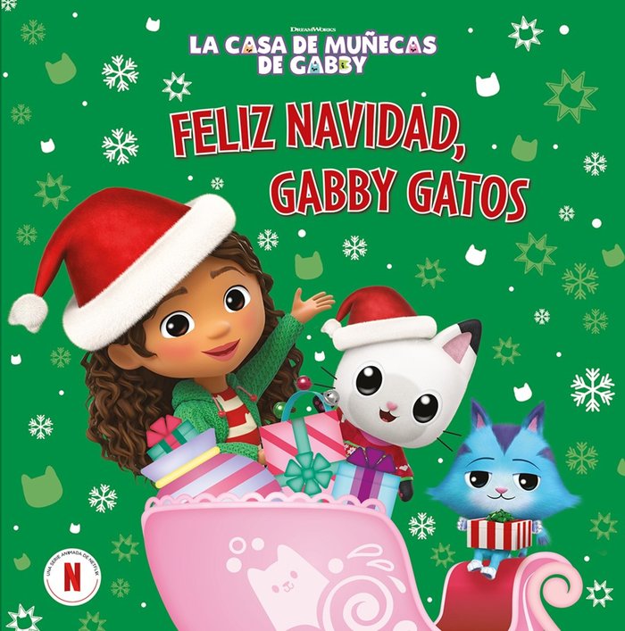 Feliz Navidad, Gabby Gatos (La casa de muñecas de Gabby. Un cuento), de LA CASA DE MUÑECAS DE GABBY | portada del libro