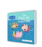 La clase de natación (Peppa Pig. Libro de cartón con solapas), de Hasbro | portada del libro