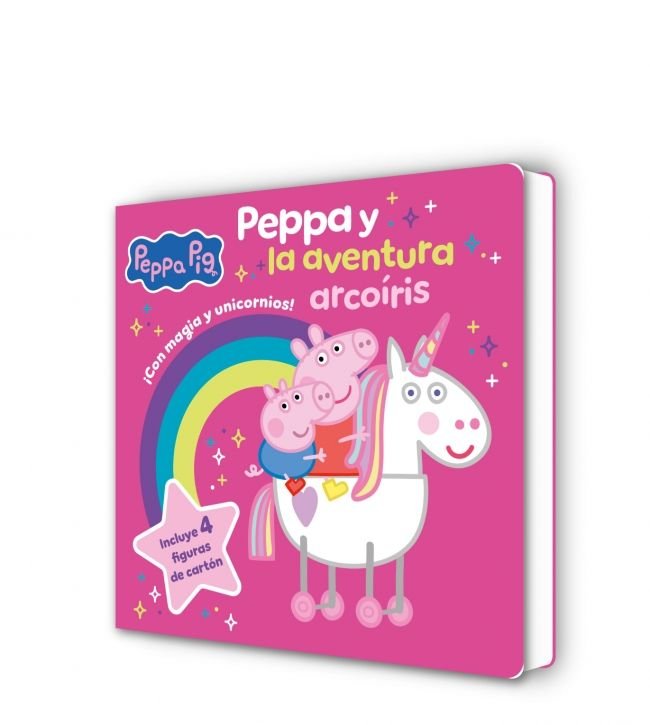 Peppa y la aventura arcoíris, de HASBRO | portada del libro