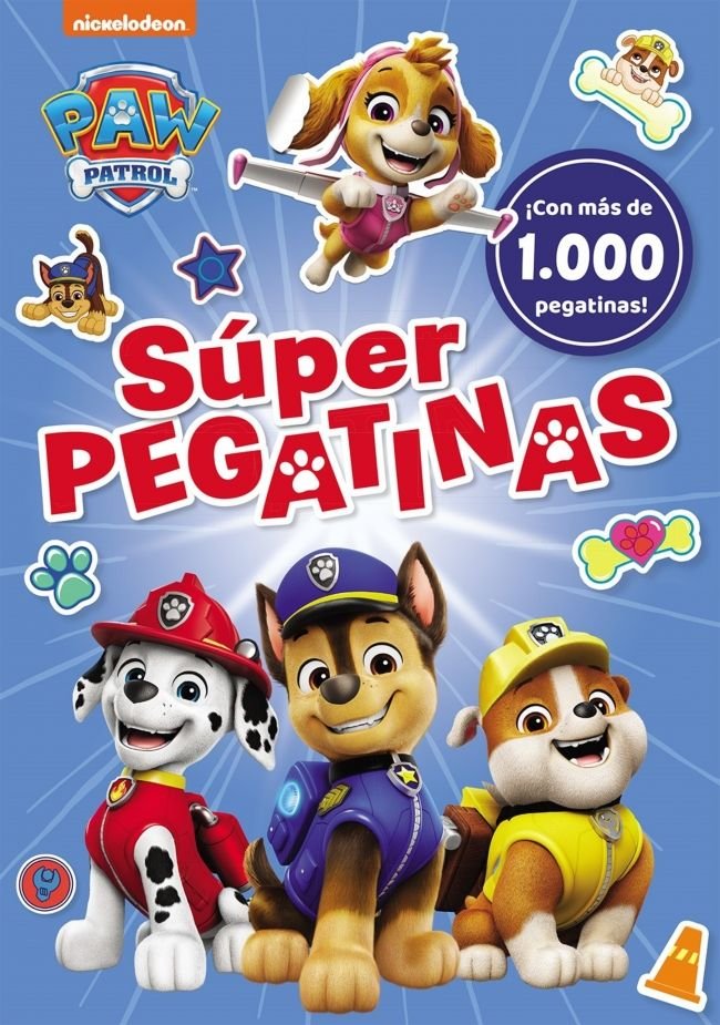 Súper pegatinas. ¡Con más de 1.000 pegatinas! (Paw Patrol | Patrulla Canina. Actividades), de NICKELODEON | portada del libro