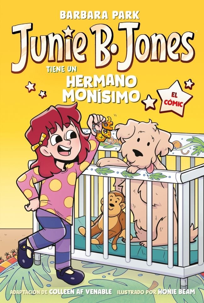 Junie B. Jones tiene un hermano monísimo (Junie B. Jones [el cómic]), de BARBARA PARK | portada del libro