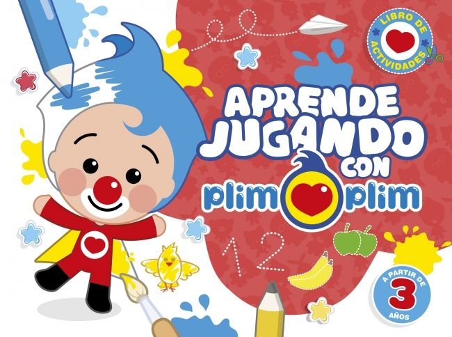 Aprende jugando con Plim Plim (a partir de 3 años - Edición de España) (Plim Plim) | portada del libro