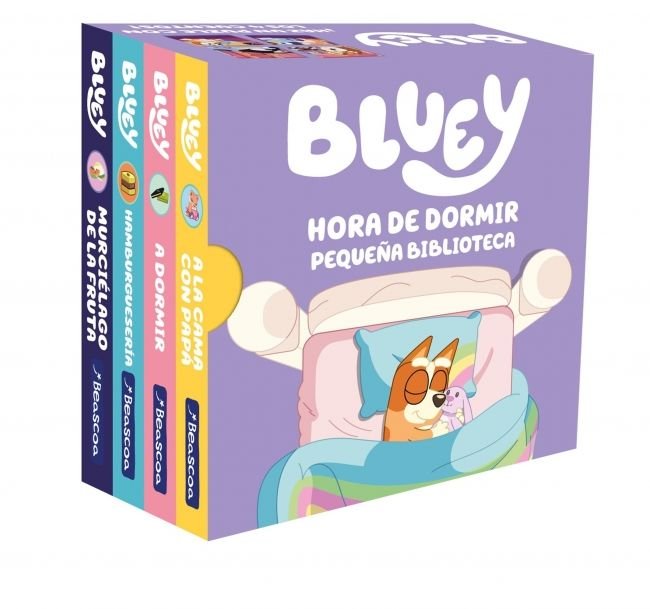 Hora de dormir. Pequeña biblioteca (edición en español) (Bluey. Libro juguete), de BLUEY | portada del libro