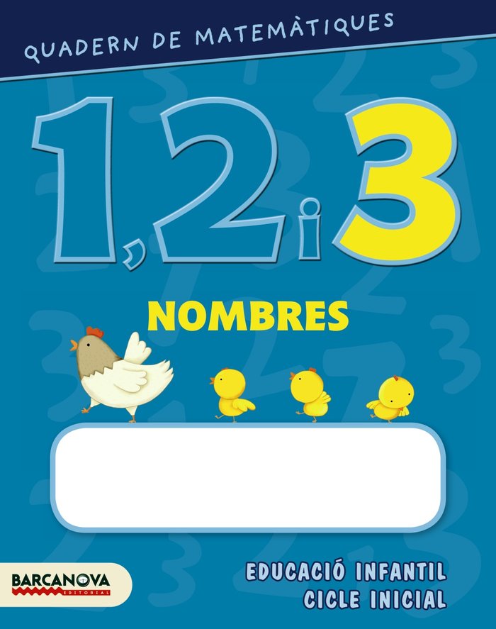 Quadern de matemàtiques 1, 2 i 3. Nombres 3, de Baldo | portada del libro