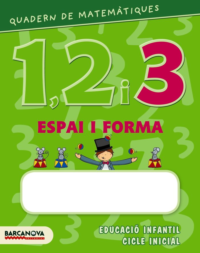 Quadern de matemàtiques 1, 2 i 3. Espai i forma 3, de Baldo | portada del libro