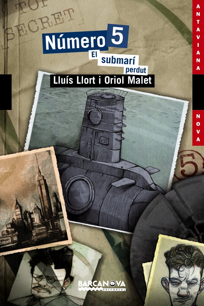 Número 5. El submarí perdut, de Llort, Lluís | portada del libro
