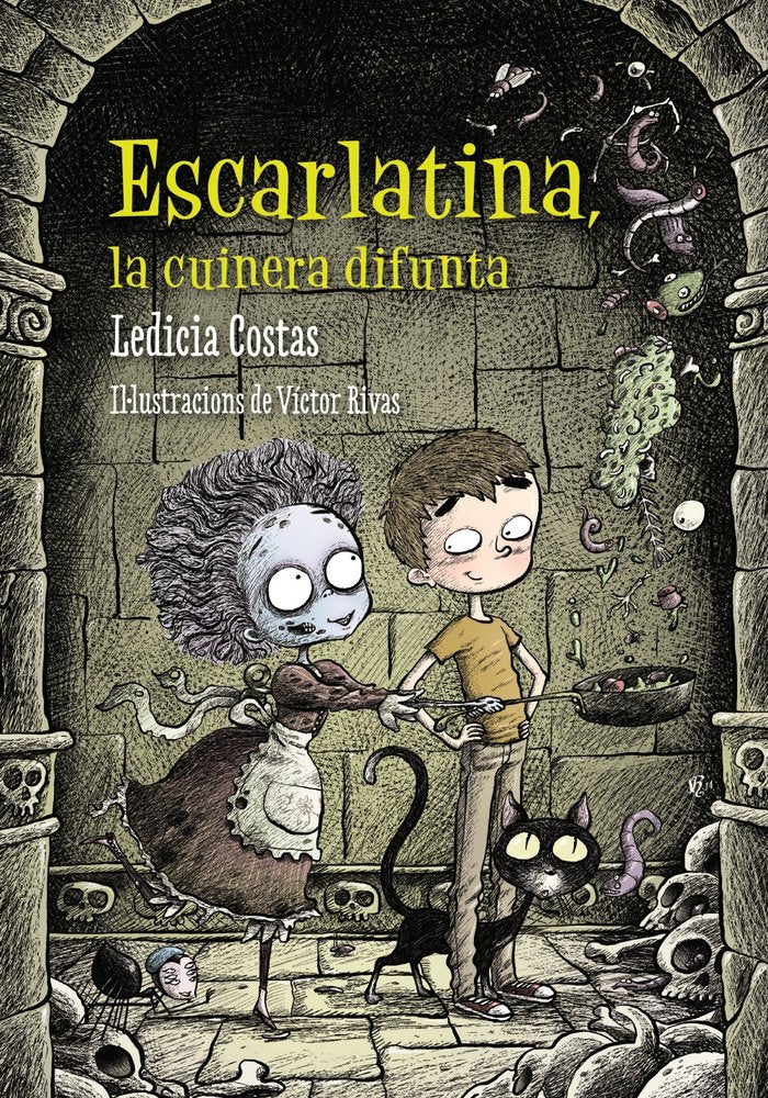 Escarlatina, la cuinera difunta, de Costas, Ledicia | portada del libro