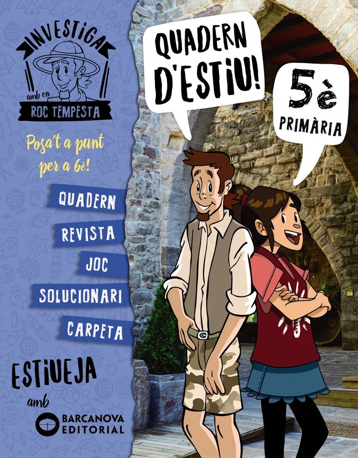 Investiga amb Roc Tempesta 5. Estiueja amb Barcanova, de Murillo, Núria | portada del libro