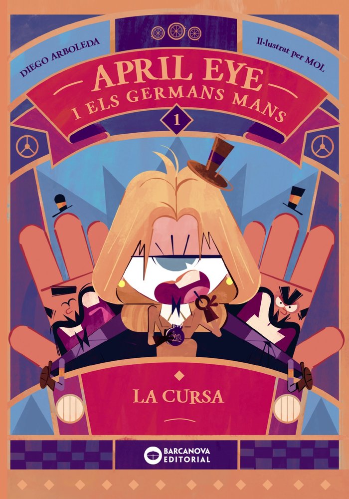APRIL EYE I ELS GERMANS MANS LA CURSA, de ARBOLEDA, DIEGO | portada del libro