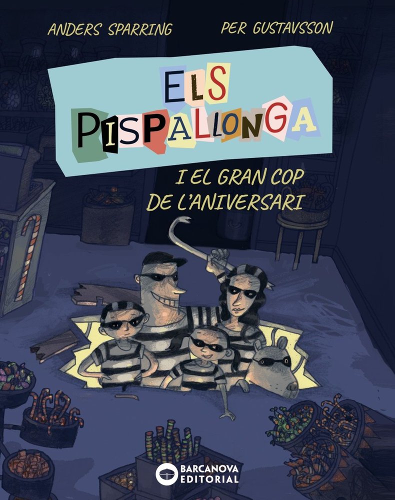 ELS PISPALLONGA I EL GRAN COP DE L'ANIVERSARI, de SPARRING, ANDERS | portada del libro