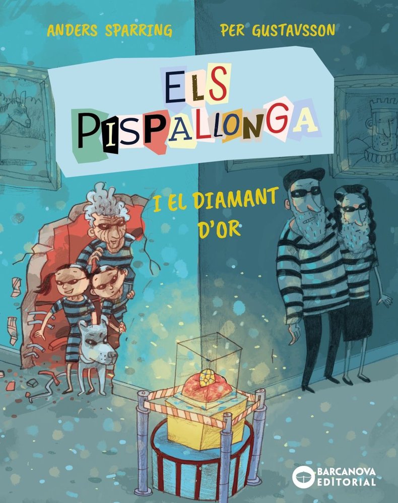 ELS PISPALLONGA I EL DIAMANT D'OR, de SPARRING, ANDERS | portada del libro