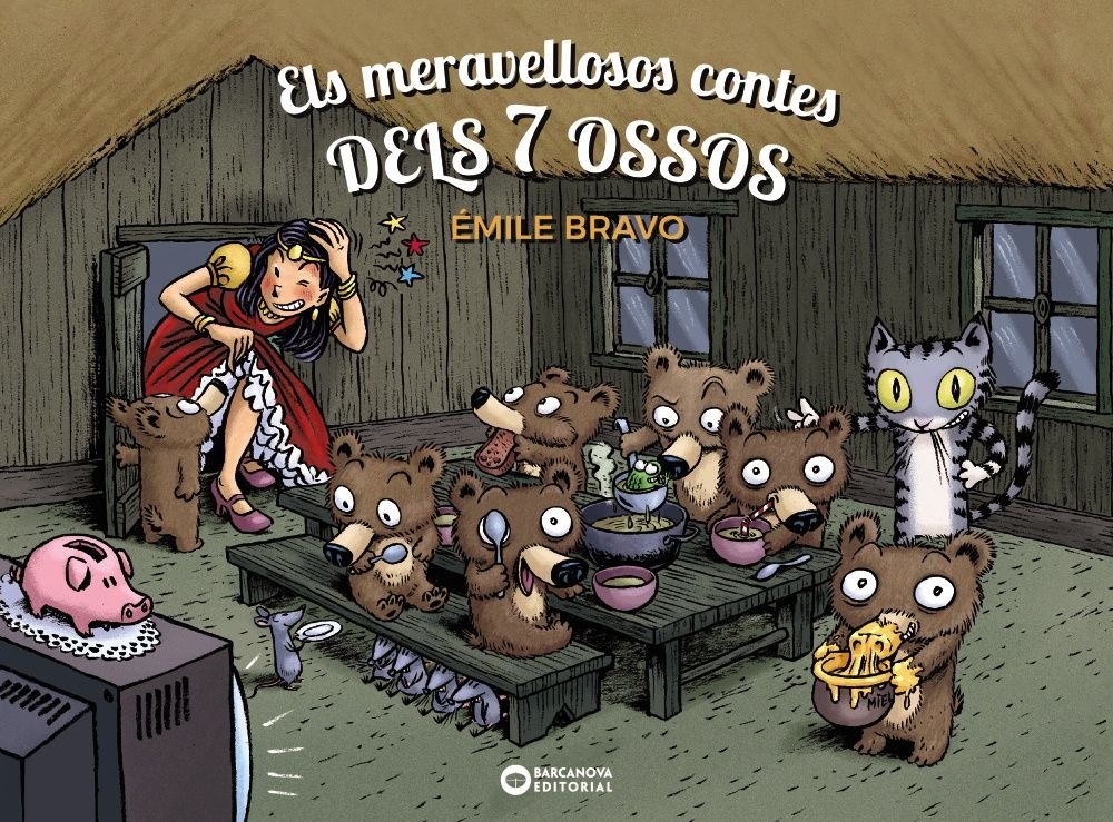 ELS MERAVELLOSOS CONTES DELS 7 OSSOS, de BRAVO, EMILE | portada del libro