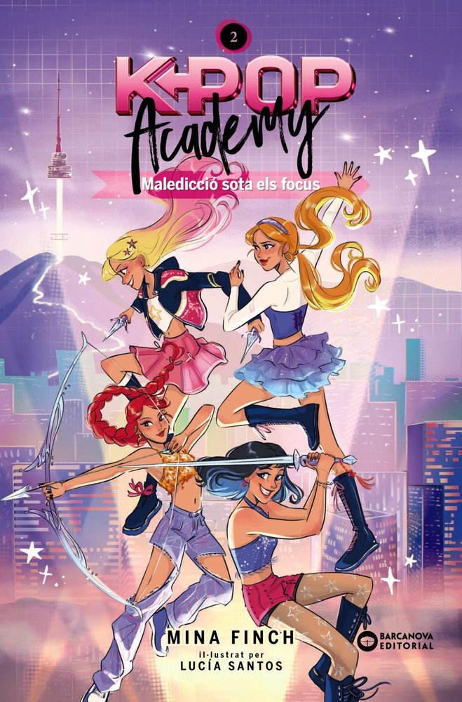 K POP ACADEMY MALEDICCIO SOTA ELS FOCUS, de FINCH, MINA | portada del libro