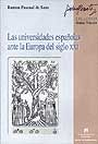 Las universidades espaûolas ante la Europa del siglo XXI, de Pascual de Sans | portada del libro
