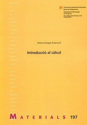 Introducciù al cêlcul, de EstapÄ Debreuil | portada del libro