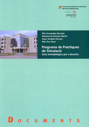 Programa de Prêctiques de Simulaciù, de Fernçndez Narvçez | portada del libro
