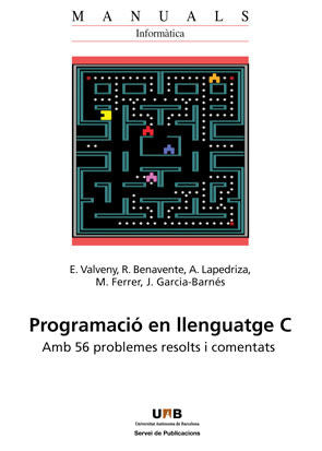 Programaciù en llenguatge C, de Valveny | portada del libro