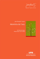 Memÿria de l'any, de Joan Mercader | portada del libro