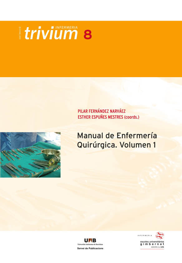 MANUAL DE ENFERMERIA QUIRURGICA VOLUM I, de FERNANDEZ NARVAEZ, PILAR | portada del libro