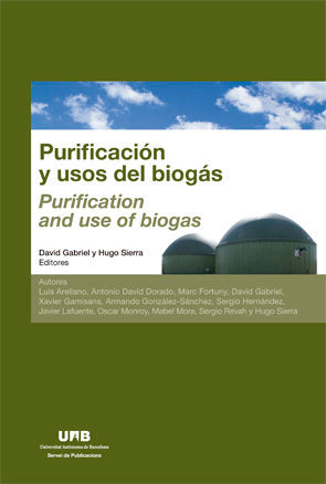 Purificaciùn y usos del biogçs, de Gabriel Buguûa, David | portada del libro