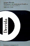 LENGUAJE INST.FILOSOFICAS, de DERRIDA | portada del libro