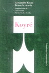 PENSAR LA CIENCIA, de KOYRE | portada del libro