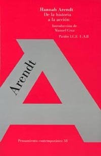 De la historia a la acción, de ARENDT | portada del libro