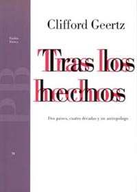 Tras los hechos, de Geertz | portada del libro