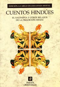 Cuentos hindúes, de Hertel, Johannes | portada del libro