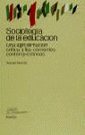 Sociología de la educación, de Bonal | portada del libro
