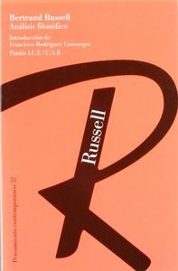 Análisis filosófico, de Russell | portada del libro