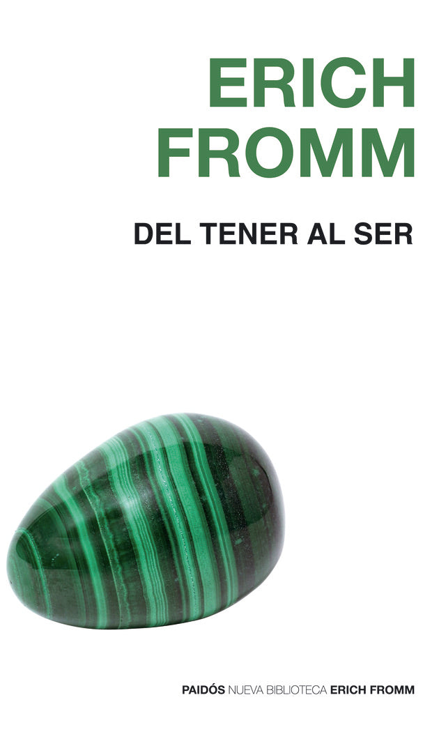 Del tener al ser, de FROMM | portada del libro