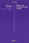 Manual de psicopatolog¡a cl¡nica, de JARNE | portada del libro