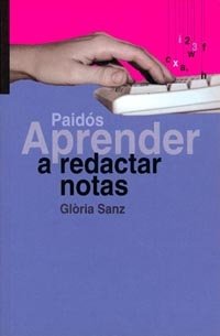 Aprender a redactar notas, de Sanz | portada del libro