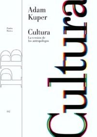 Cultura, de Kuper | portada del libro