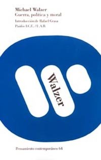 Guerra, política y moral, de Walzer | portada del libro