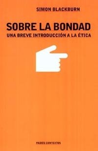 Sobre la bondad, de Blackburn | portada del libro