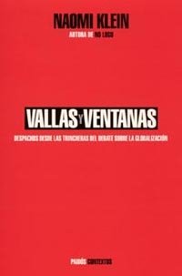 Vallas y ventanas, de Klein | portada del libro