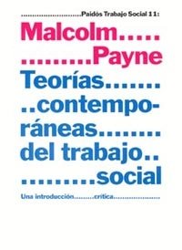 Teorías contemporáneas del trabajo social, de Malcolm | portada del libro