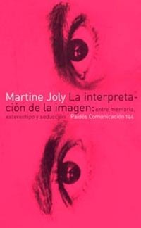 La interpretación de la imagen, de Joly | portada del libro