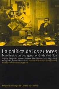 La política de los autores, de De Baecque | portada del libro