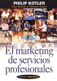 El marketing de servicios profesionales, de Kotler | portada del libro