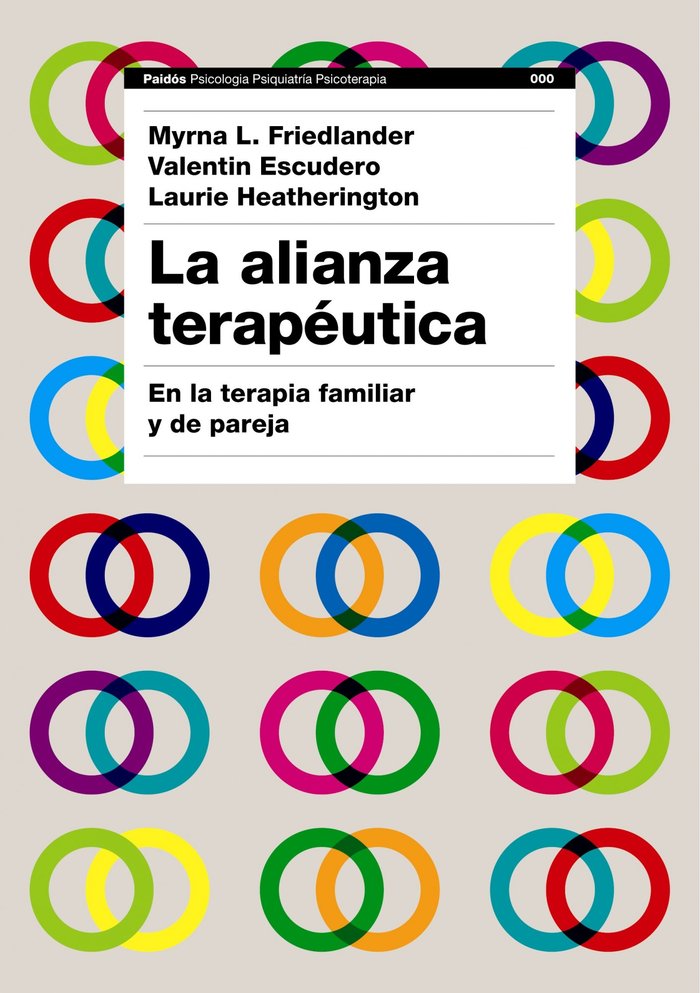La alianza terapéutica, de Friedlander | portada del libro