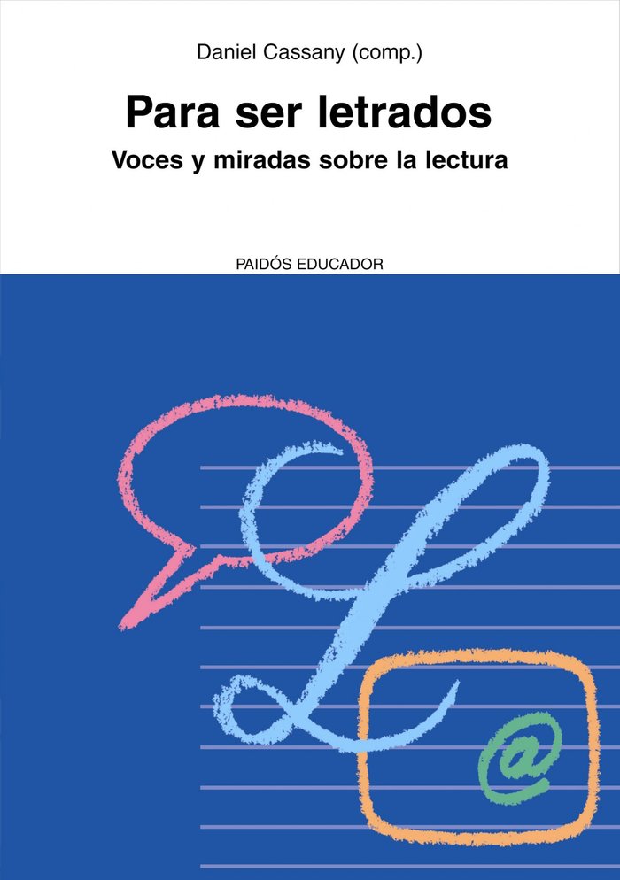 Para ser letrados, de Cassany | portada del libro
