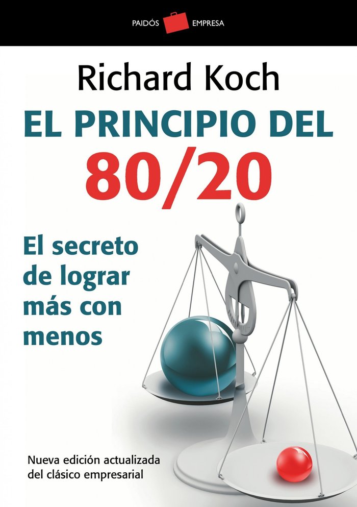 El principio 80/20, de Koch, Richard | portada del libro